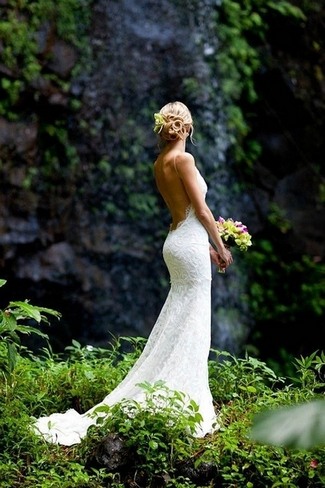 Backless Wedding Dress