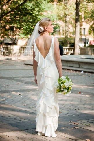 Backless Wedding Dress