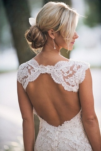 Backless Wedding Dress