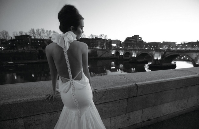 Backless Wedding Dress