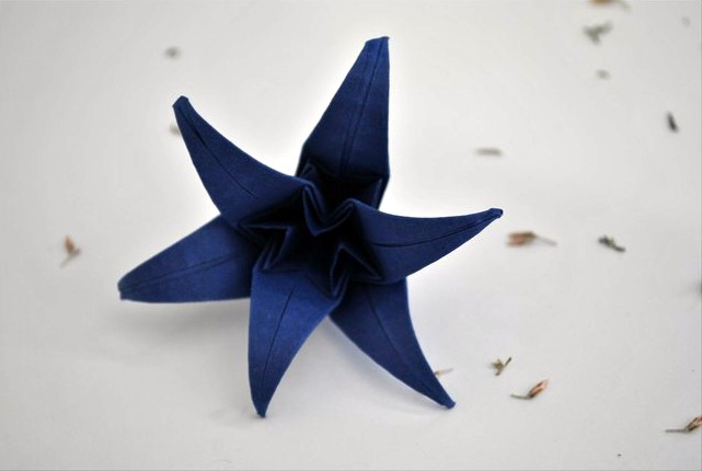 DIY Vintage Origami Lily Wedding Corsages