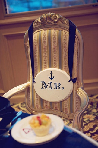 Nautical Wedding in Navy Blue and Pink