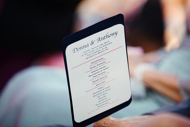 Nautical Wedding in Navy Blue and Pink