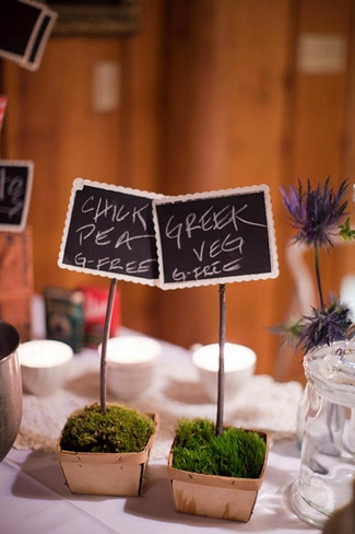 Red and Blue Rustic DIY Wedding