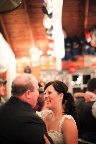 Red and Blue Rustic DIY Wedding