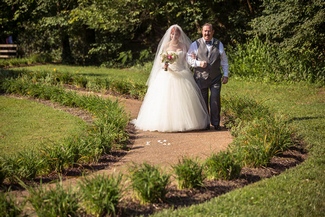 Vintage Navy and Ivory DIY Wedding