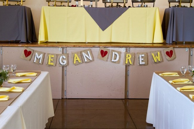 Lime Green and Yellow Handmade Wedding