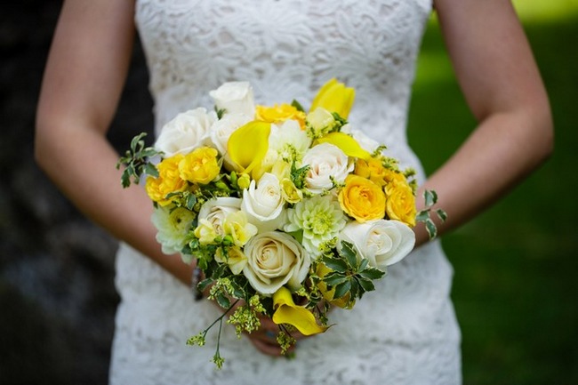 Lime Green and Yellow Handmade Wedding