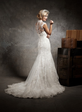 Portrait Back Wedding Dresses & Gowns