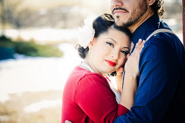 {Engagement Shoot} 1930s Themed Retro Love in Colorado