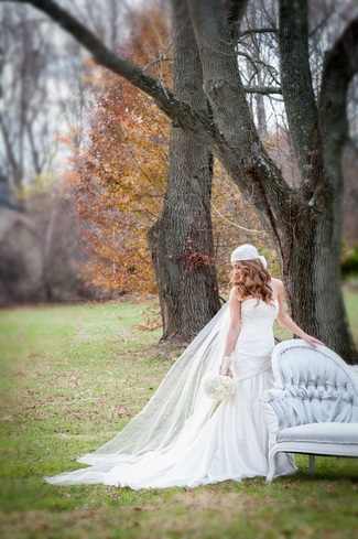 Lavish Love in a Forgotten Forest {Real Bride}