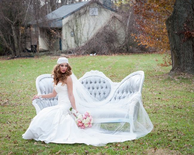 Lavish Love in a Forgotten Forest {Real Bride}