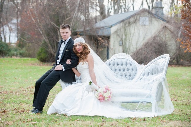 Lavish Love in a Forgotten Forest {Real Bride}