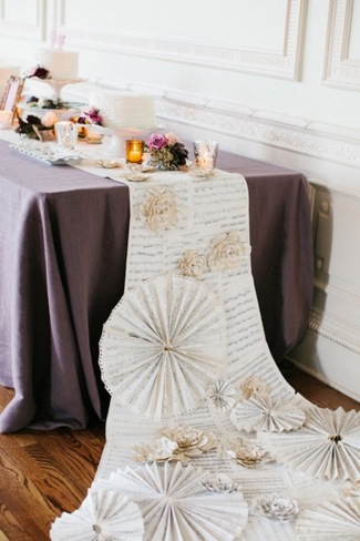 DIY Wedding Table Runner Ideas
