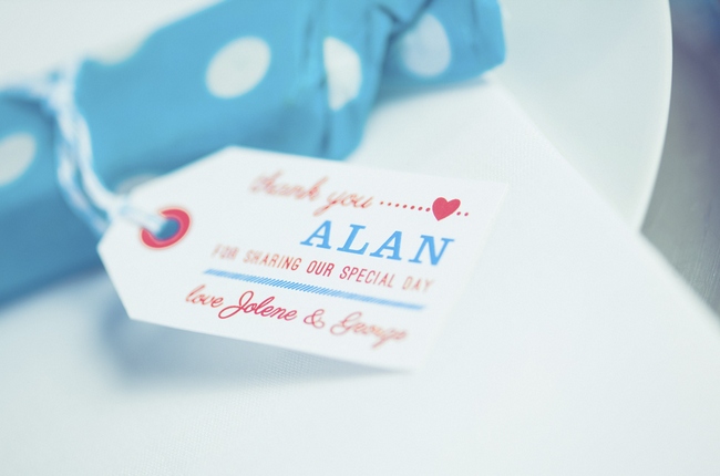 Red White & Aqua Carnival of Love {Real Wedding}