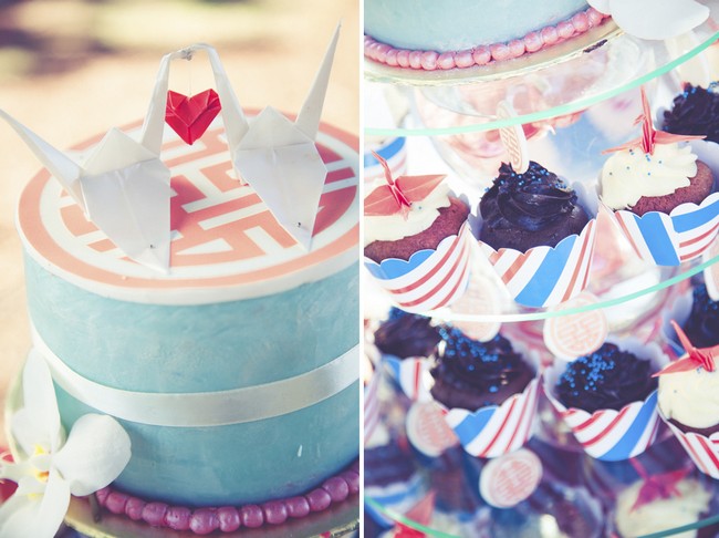 Red White & Aqua Carnival of Love {Real Wedding}
