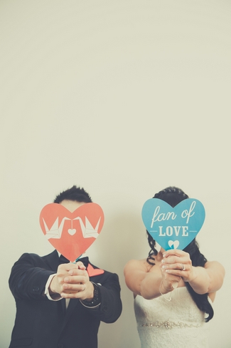 Red White & Aqua Carnival of Love {Real Wedding}