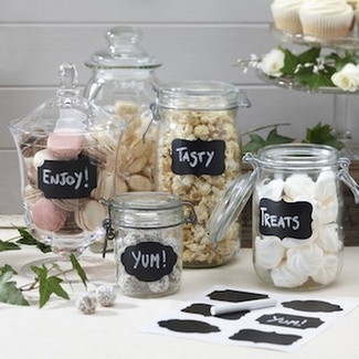 ConfettiDaydreams That Little Shop Give Away - Vintage Chalk Sticker Labels