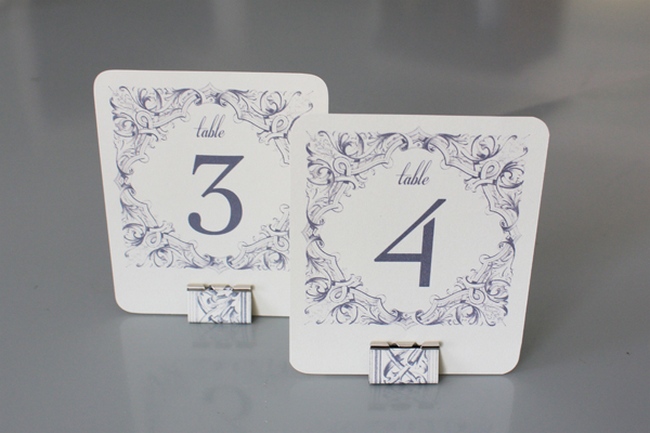 DIY Wedding Table Number Ideas