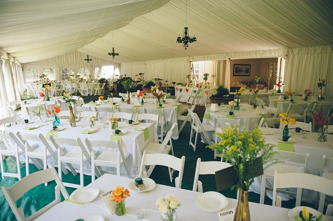 Peach and Turquoise Wedding Real Bride