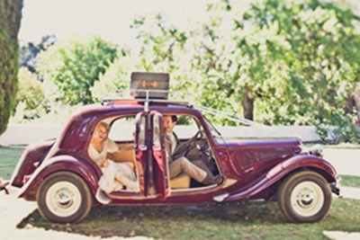 Vintage Wedding Décor Idea - Vintage Automobile
