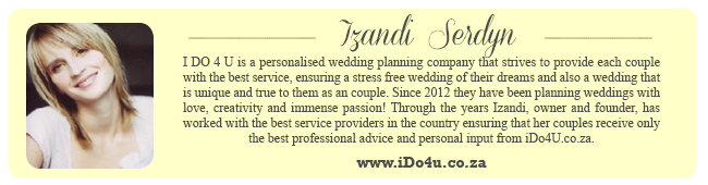 Wedding Expert Profile - Izandi Ido4u