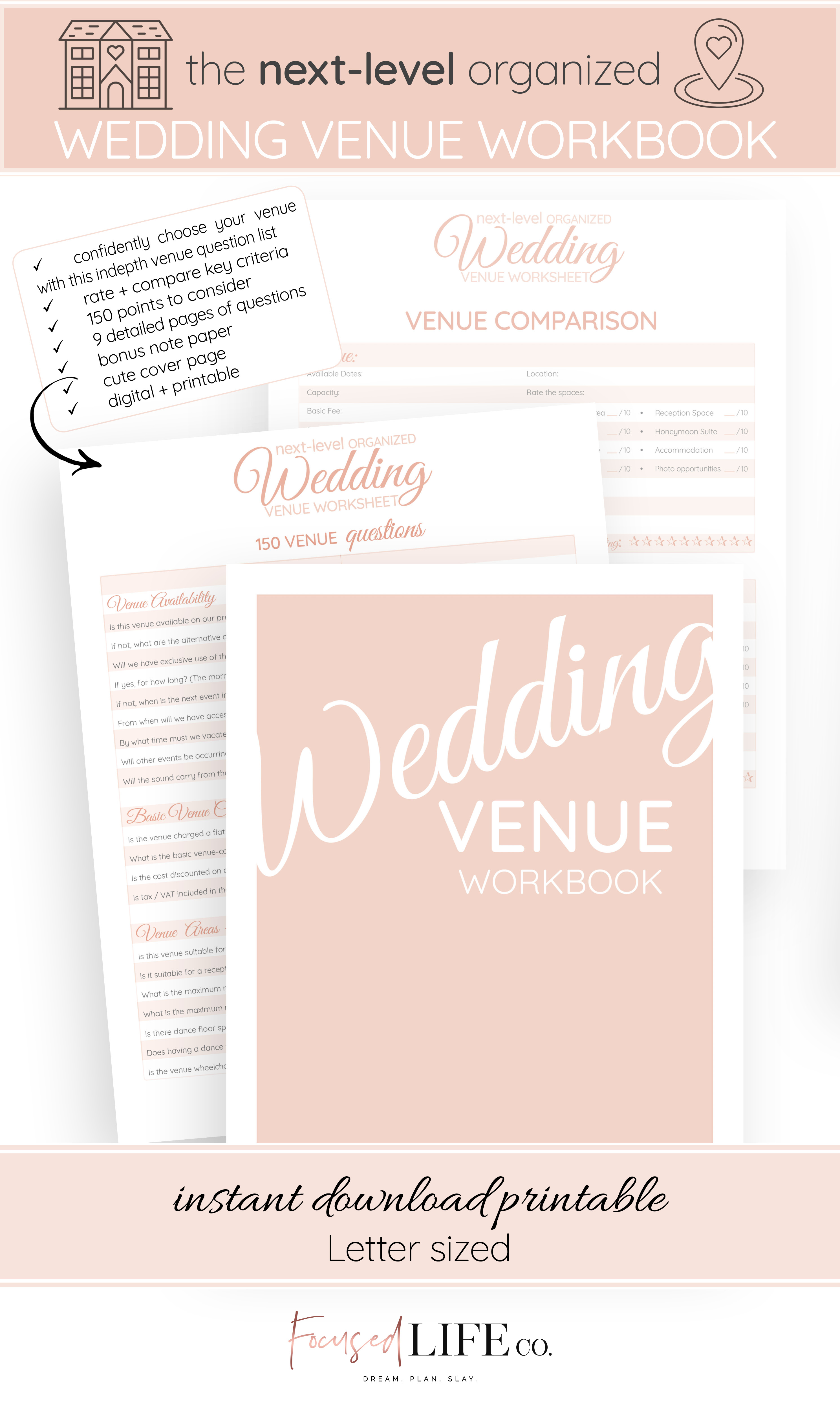 Wedding Venue Checklist PDF Download