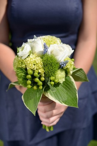 Citrus Navy Country Club Wedding Ideas