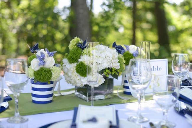 Citrus Navy Country Club Wedding Ideas