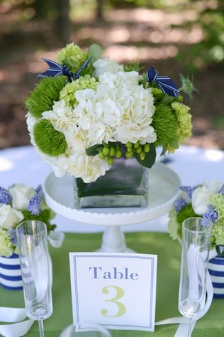 Citrus Navy Country Club Wedding Ideas