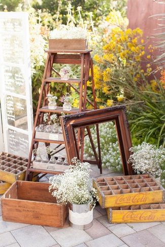 Romantic & Rustic Garden Wedding in California