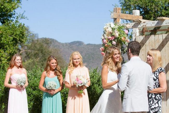 Romantic & Rustic Garden Wedding in California