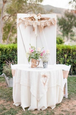 Romantic & Rustic Garden Wedding in California