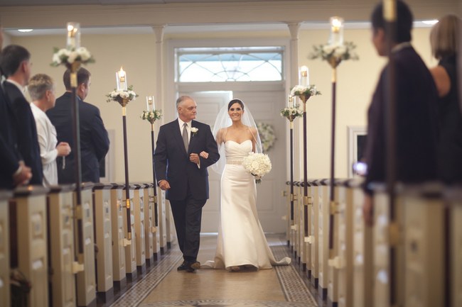 Elegant White Wedding Ceremony