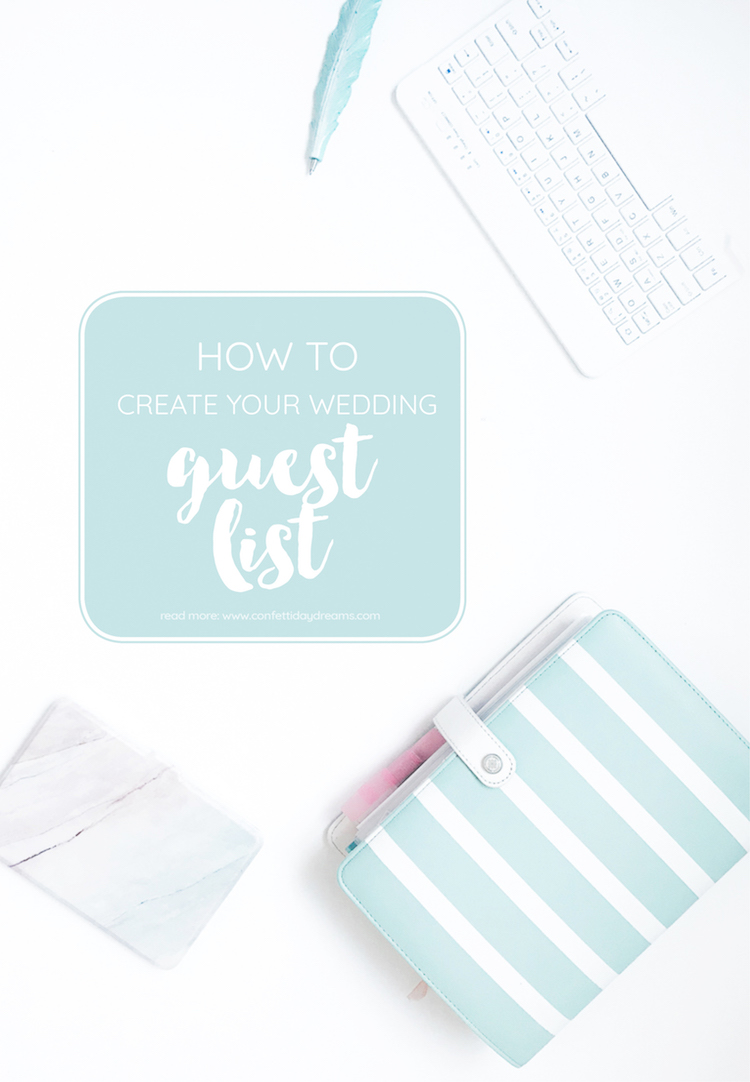 How to create your wedding guest list