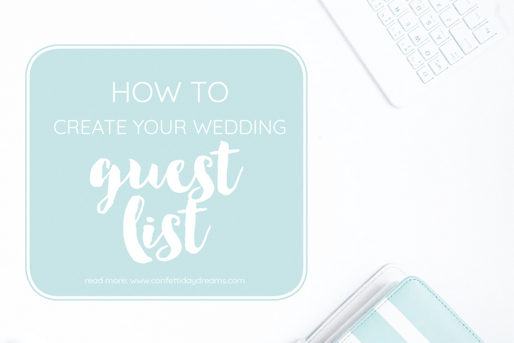How to create your wedding guest list