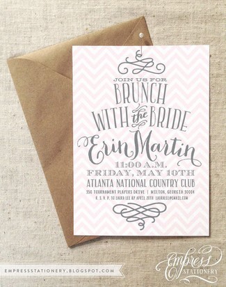 Bridal Brunch Invitation Ideas