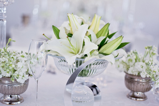 Elegant Black & White Allée Bleue Wedding, South Africa