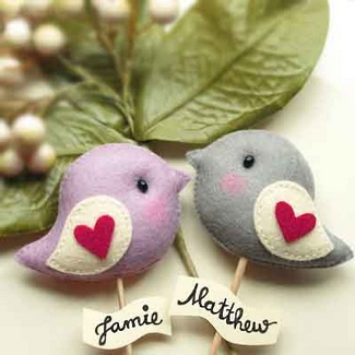 Love Bird Wedding Decor & Cake Toppers | Gifts Define