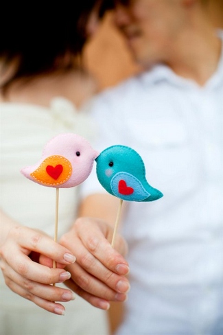 Love Bird Wedding Photo Props | Gifts Define