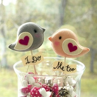 Love Bird Wedding Decor & Cake Toppers | Gifts Define