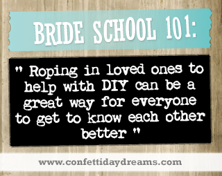 Real Bride Advice - Rope in loved ones