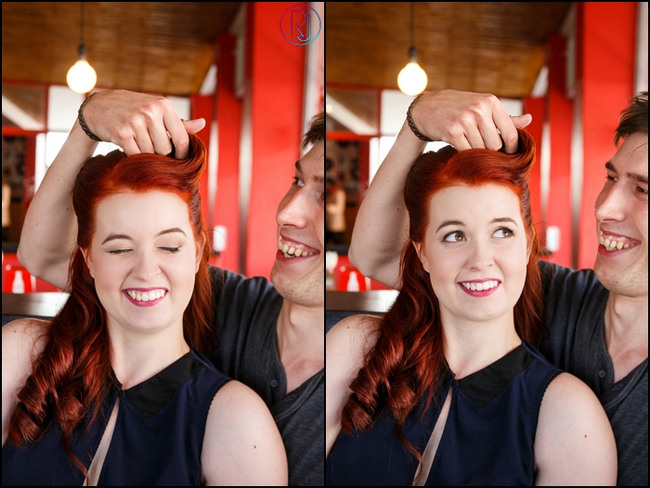 Fifties Style Diner Engagement Shoot 