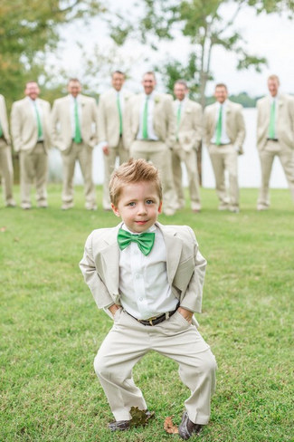 Green White Rustic Knoxville Outdoor Wedding