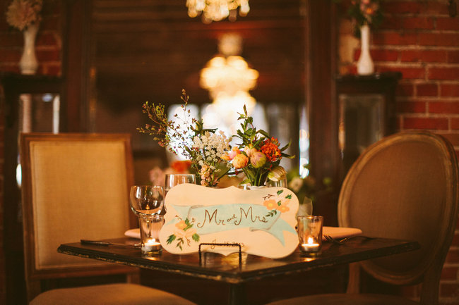 Mint & Coral Vintage Summer Wedding, Los Angeles