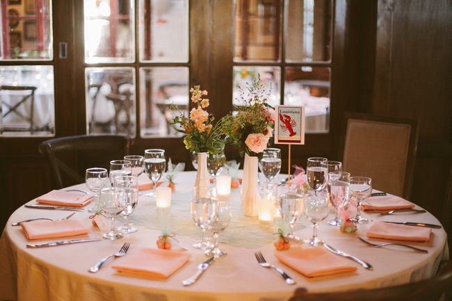 Mint & Coral Vintage Summer Wedding, Los Angeles