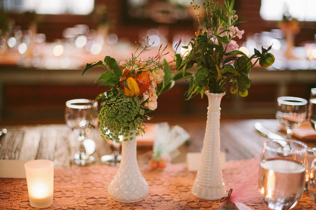 Mint & Coral Vintage Summer Wedding, Los Angeles