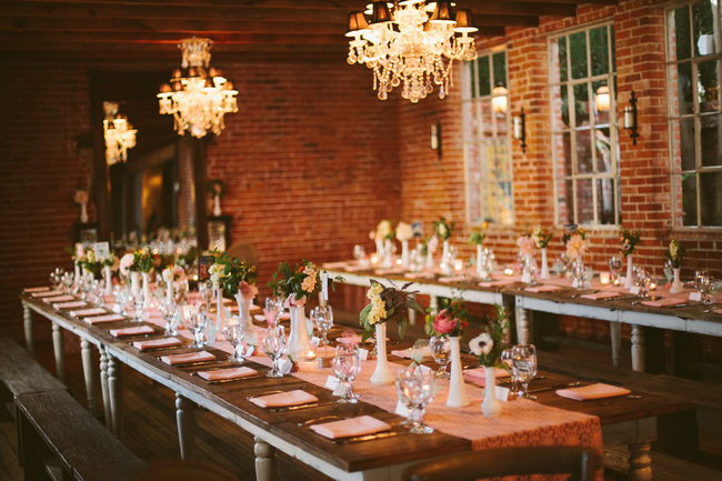 Mint & Coral Vintage Summer Wedding, Los Angeles