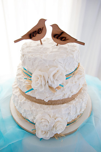 Turquoise & White Country Love Wedding, East London