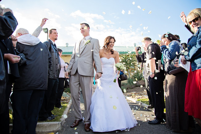 Turquoise & White Country Love Wedding, East London